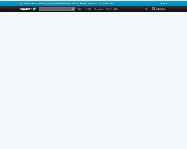 A failed client-side render of Twitter